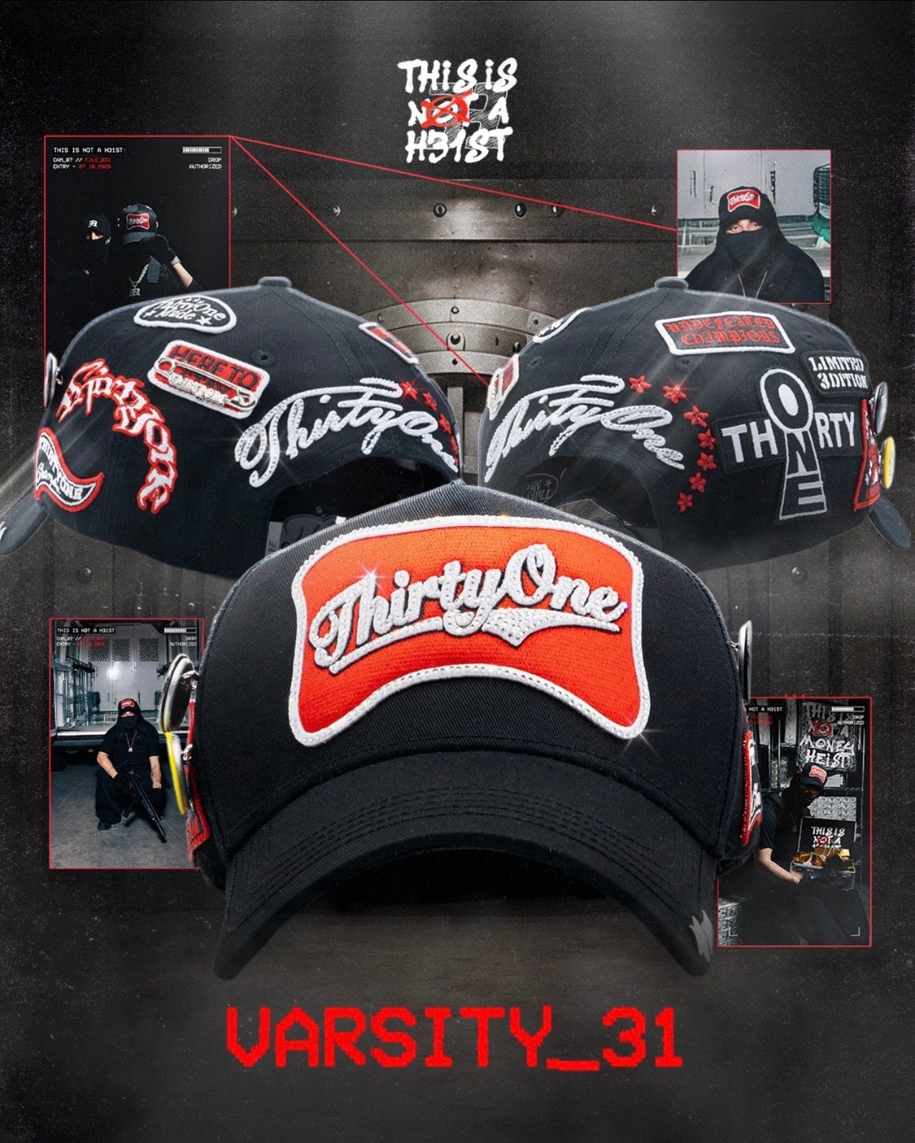 THIRTY ONE HATS | VARSITY 31 FULL SET