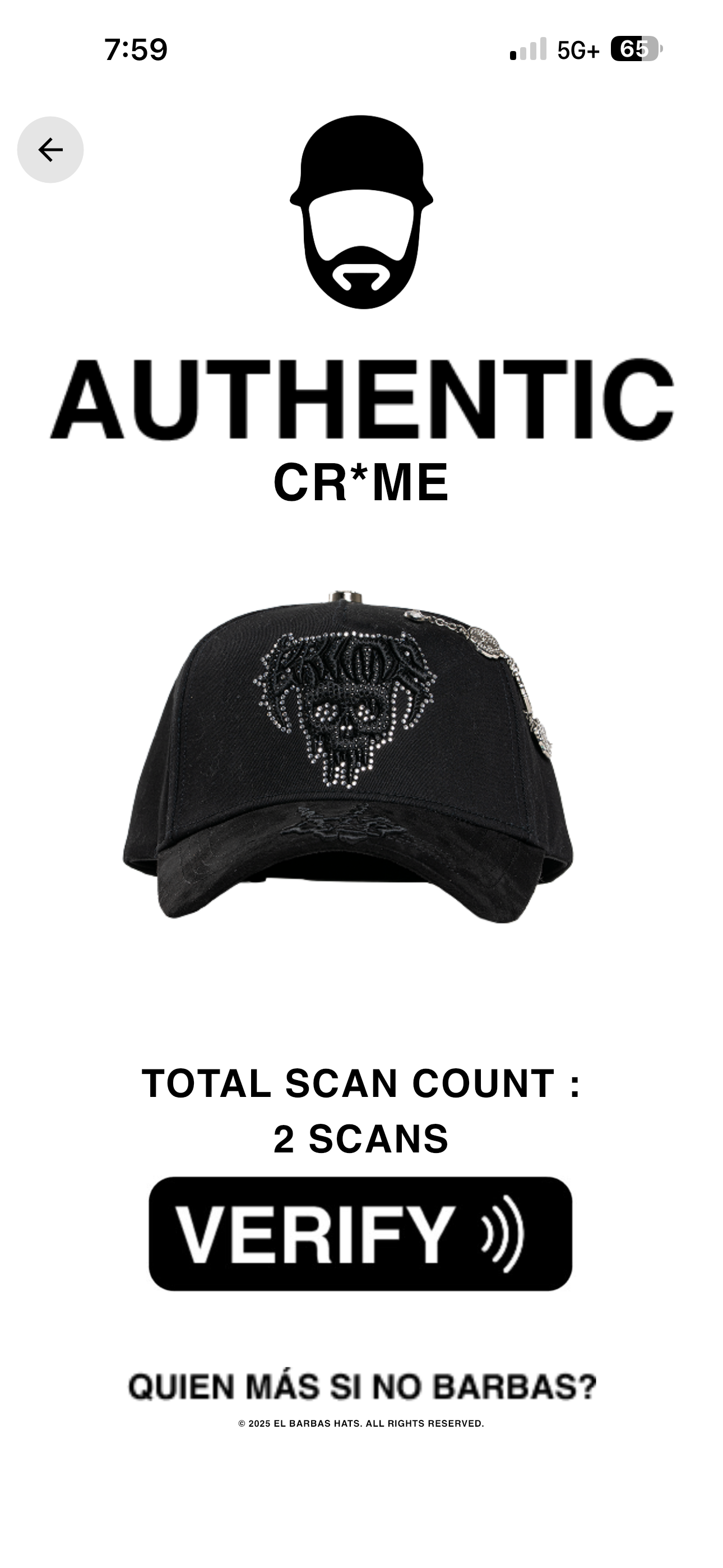 BARBAS HATS | CR*ME FULL SET