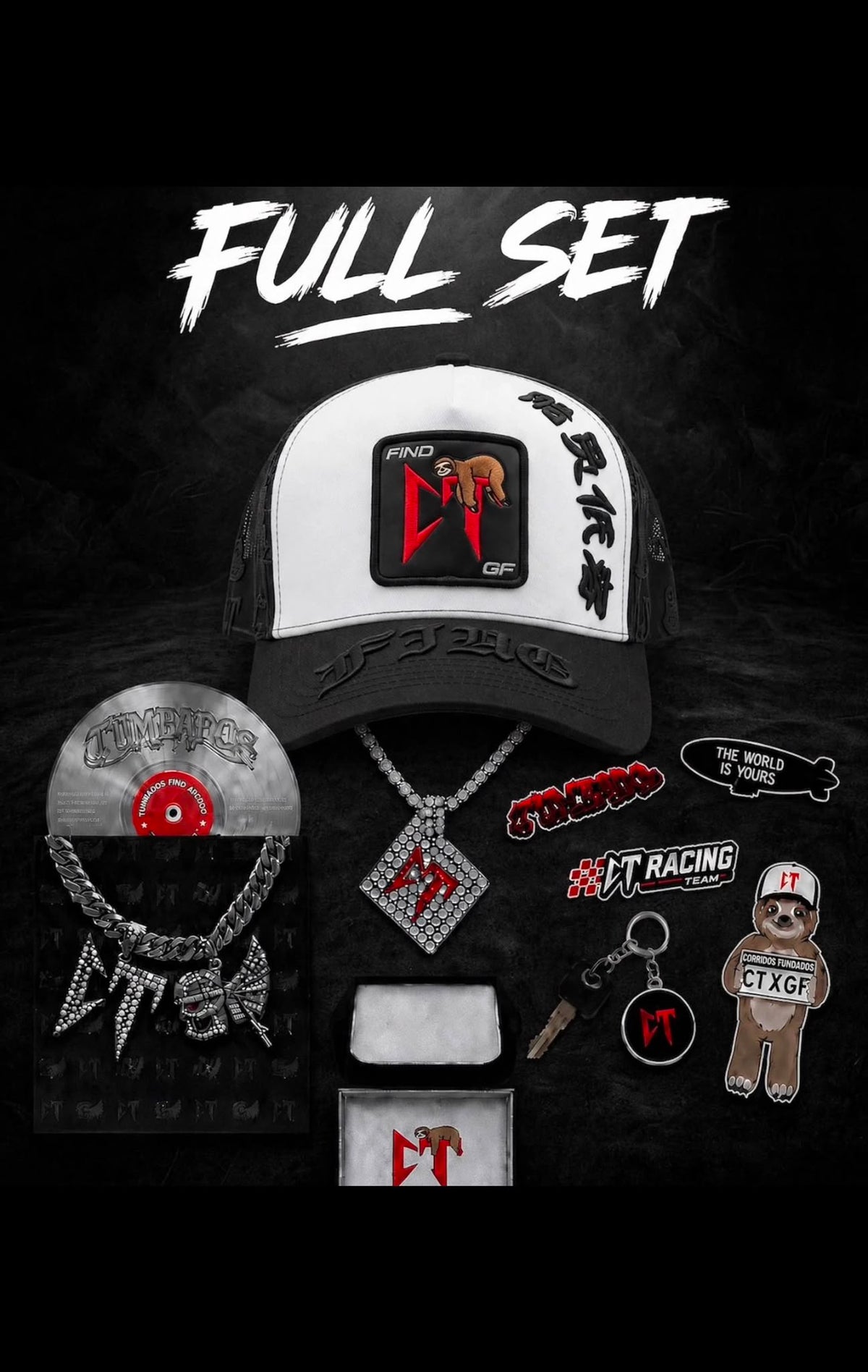 GALLO FINO | CT SLOTH WHITE TRUCKER FULL SET