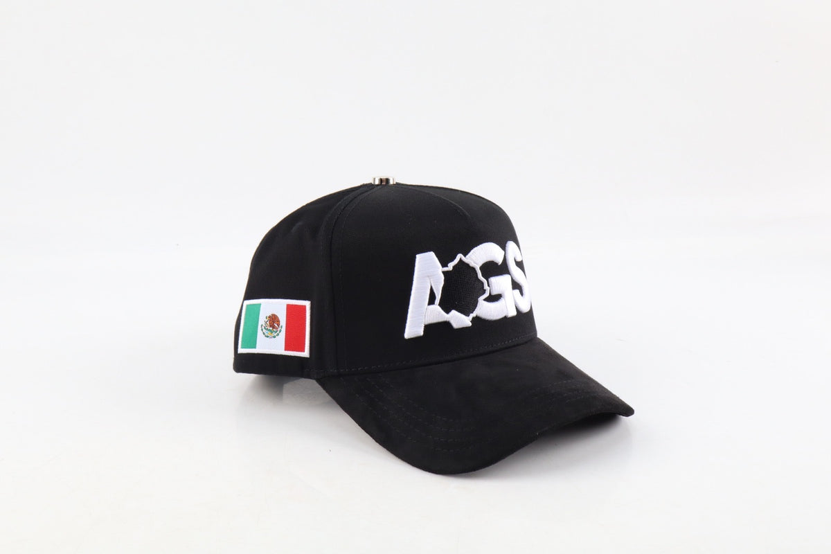 Aguascalientes Last Edition | Premium Black Hat with Curved Suede Brim