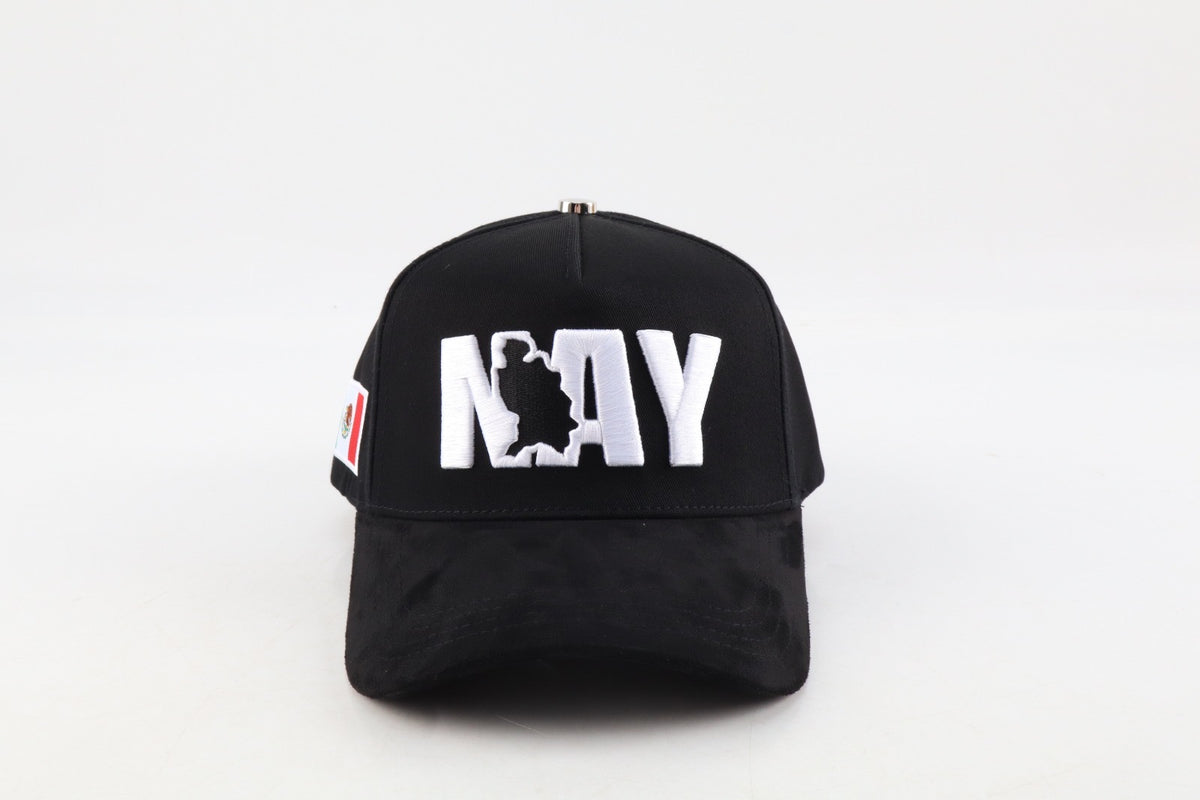 Nayarit Last Edition | Premium Black Hat with Curved Suede Brim