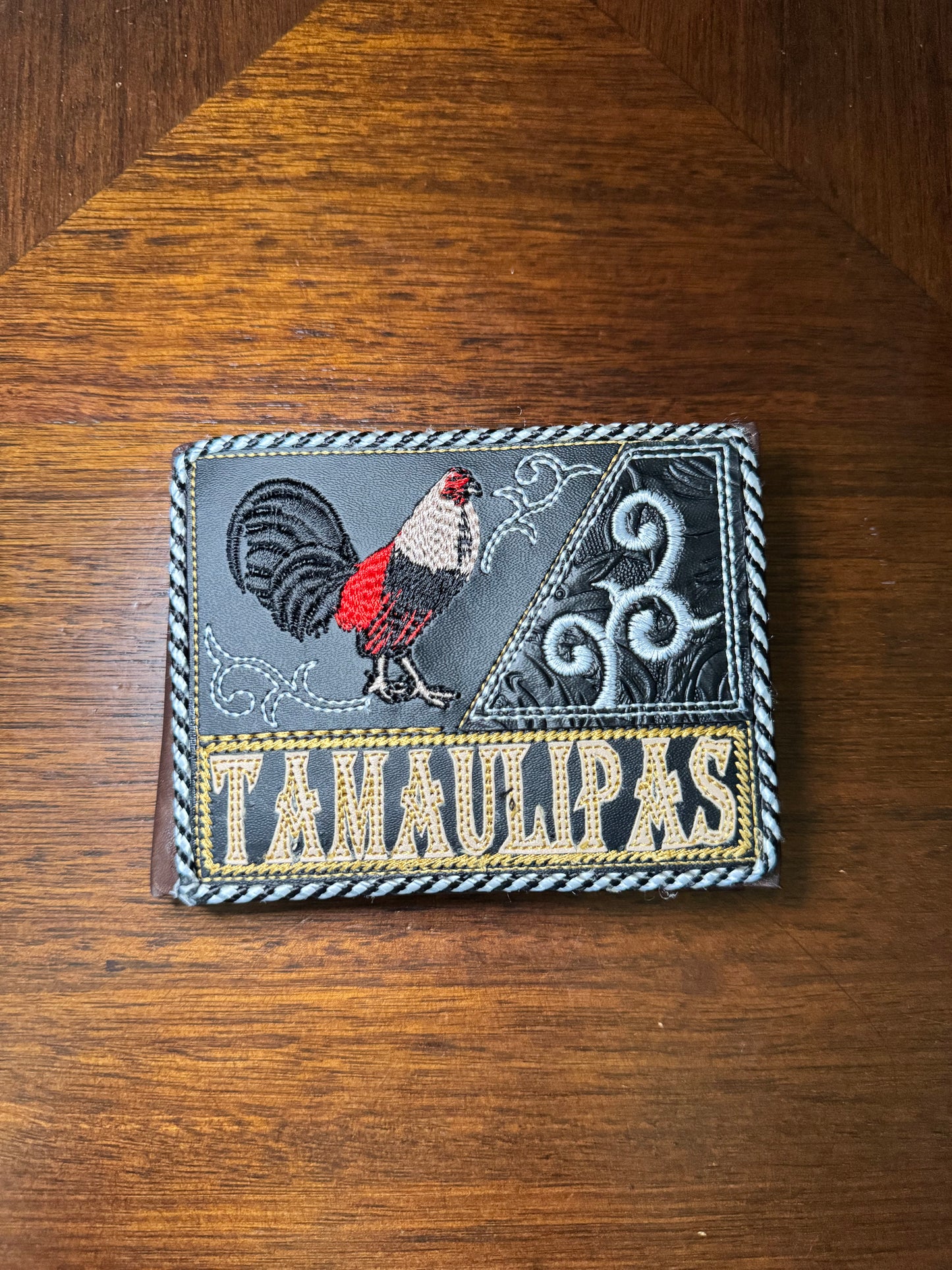 Cartera Vaquera Tamaulipas | Handmade Mexican Tamaulipas artisanal wallet