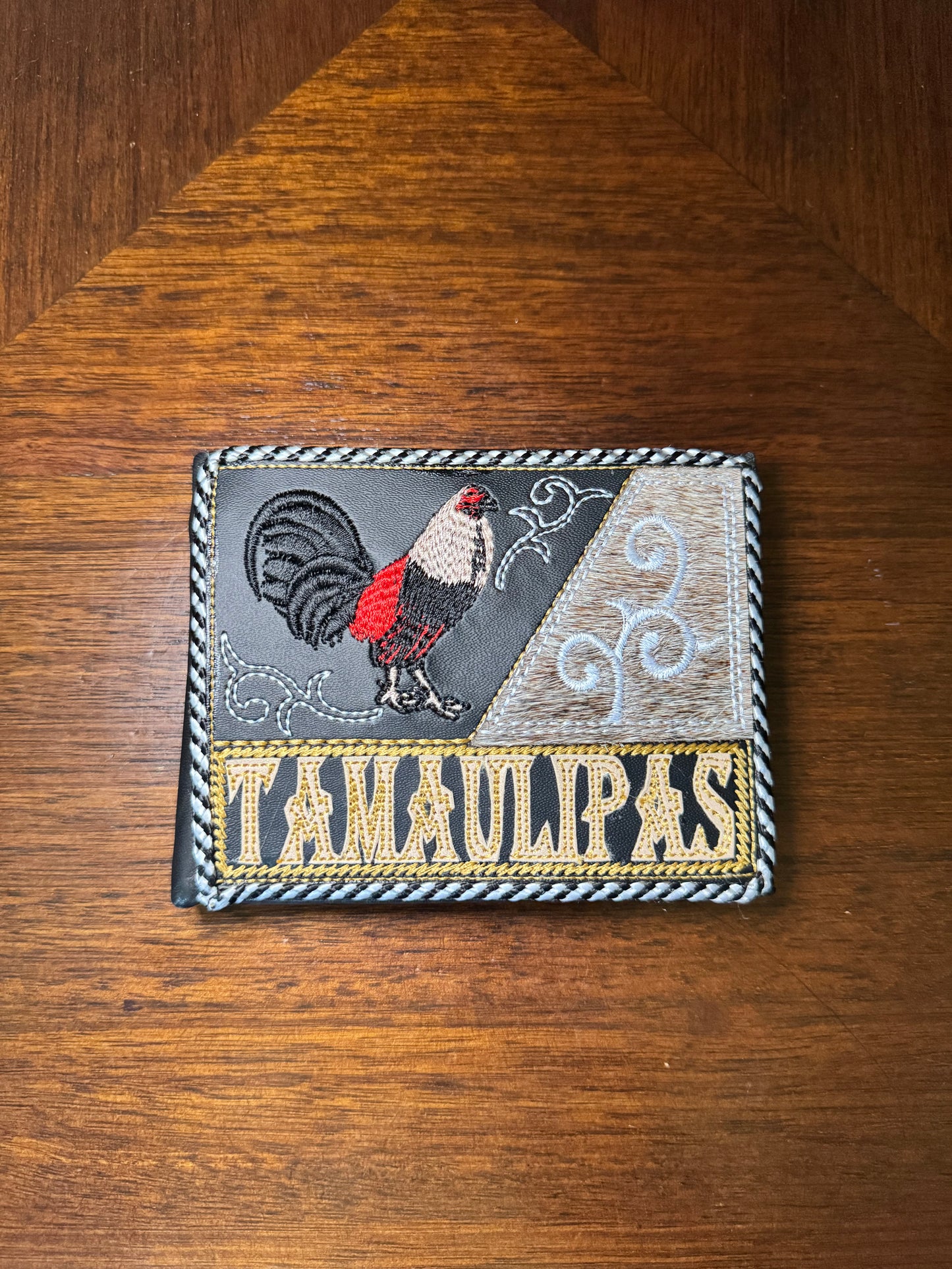 Cartera Vaquera Tamaulipas | Handmade Mexican Tamaulipas artisanal wallet