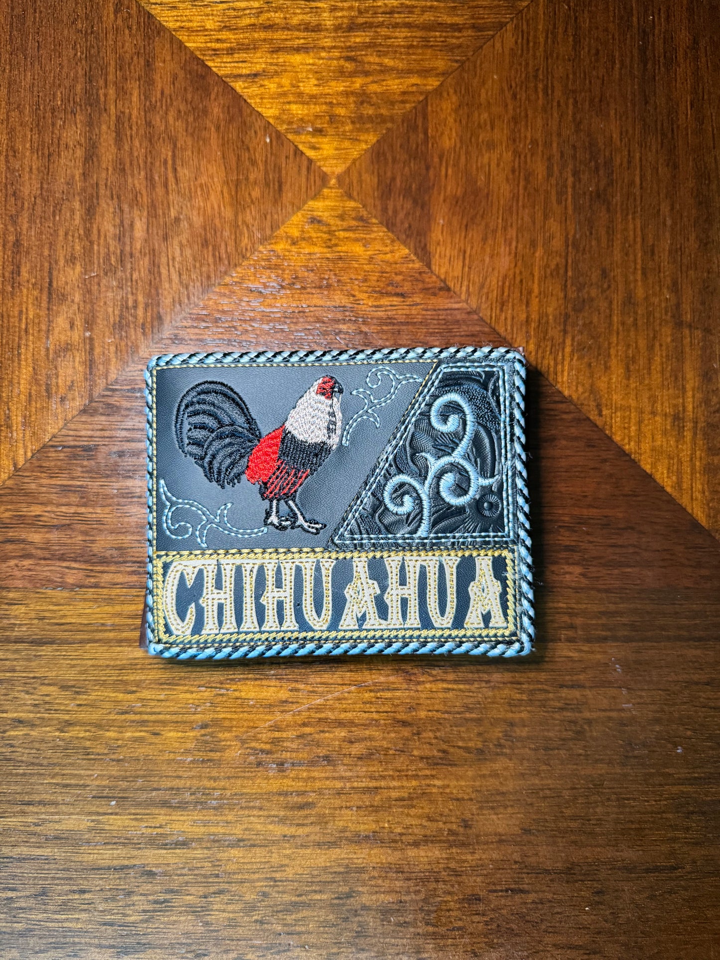 Cartera Vaquera Chihuahua | Handmade Mexican Chihuahua artisanal wallet