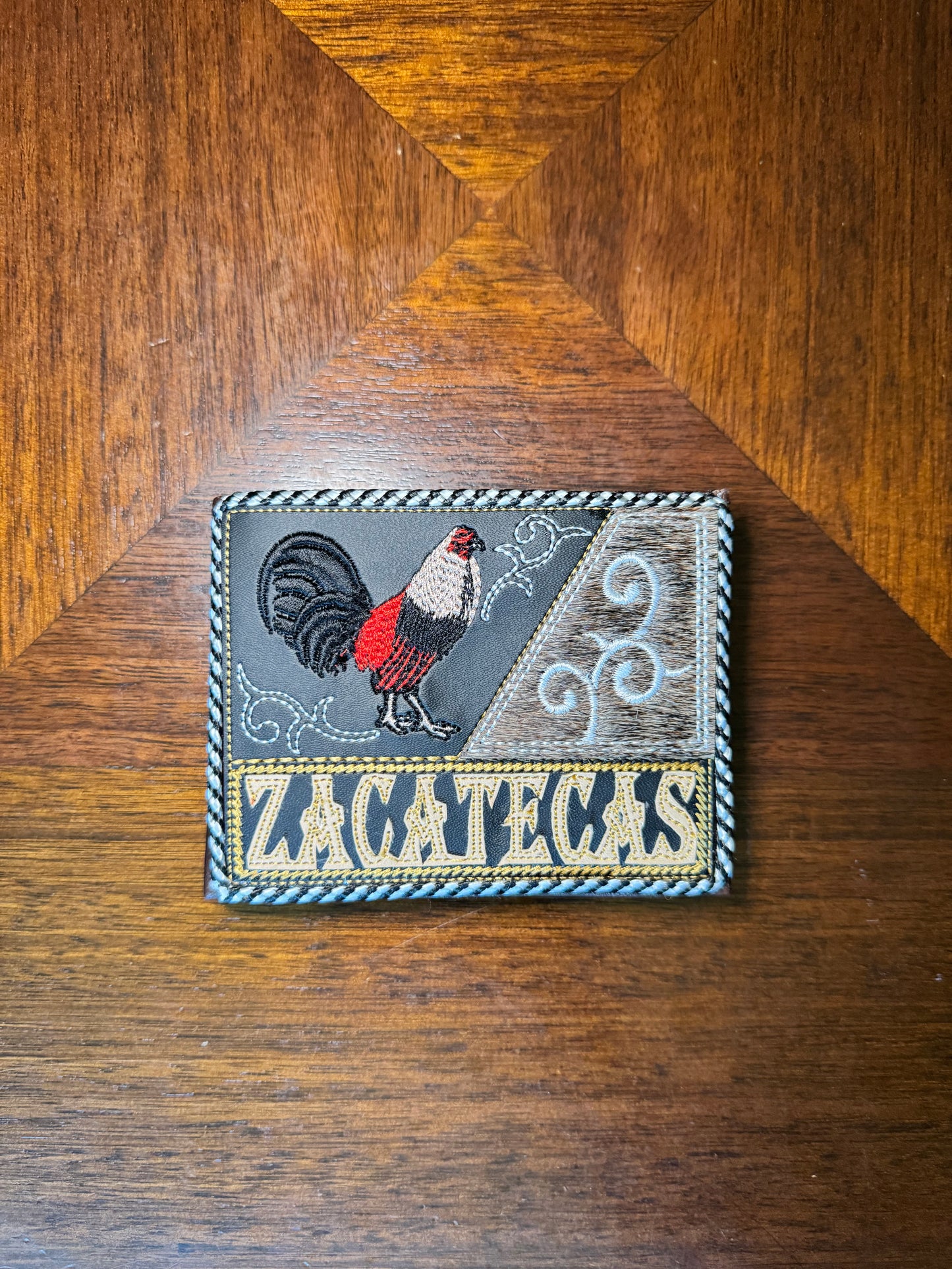 Cartera Vaquera Zacatecas | Handmade Mexican Zacatecas artisanal wallet