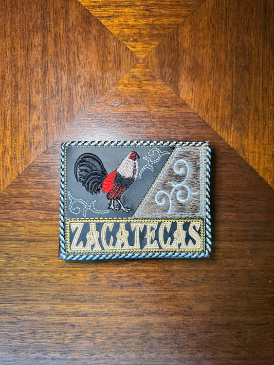 Cartera Vaquera Zacatecas | Handmade Mexican Zacatecas artisanal wallet