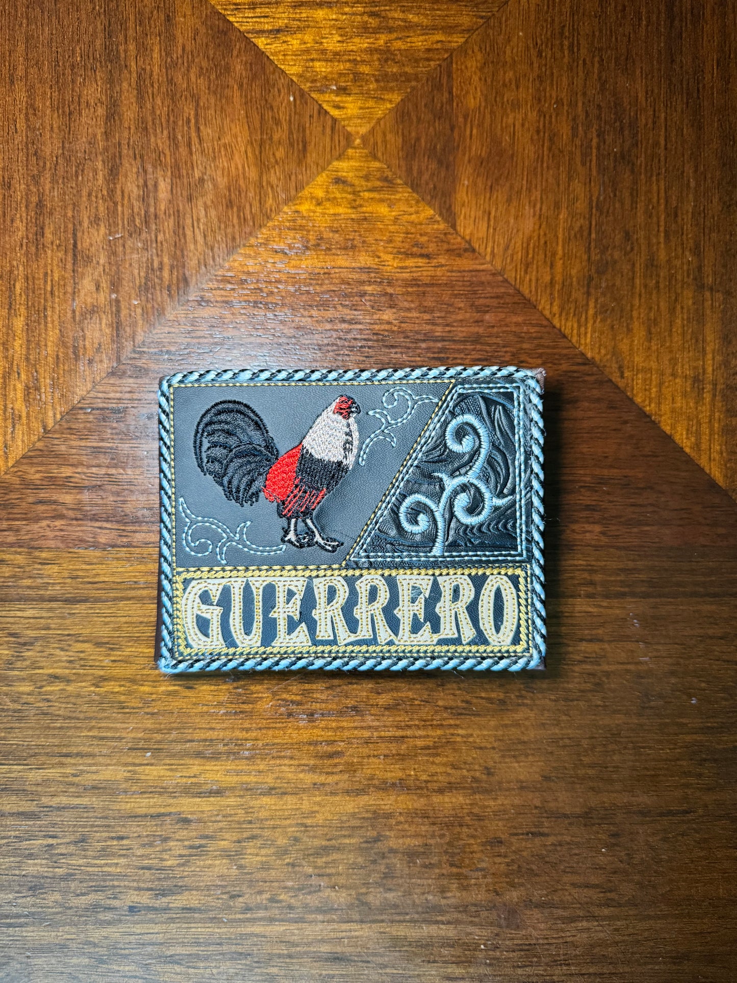 Cartera Vaquera Guerrero | Handmade Mexican Guerrero artisanal wallet