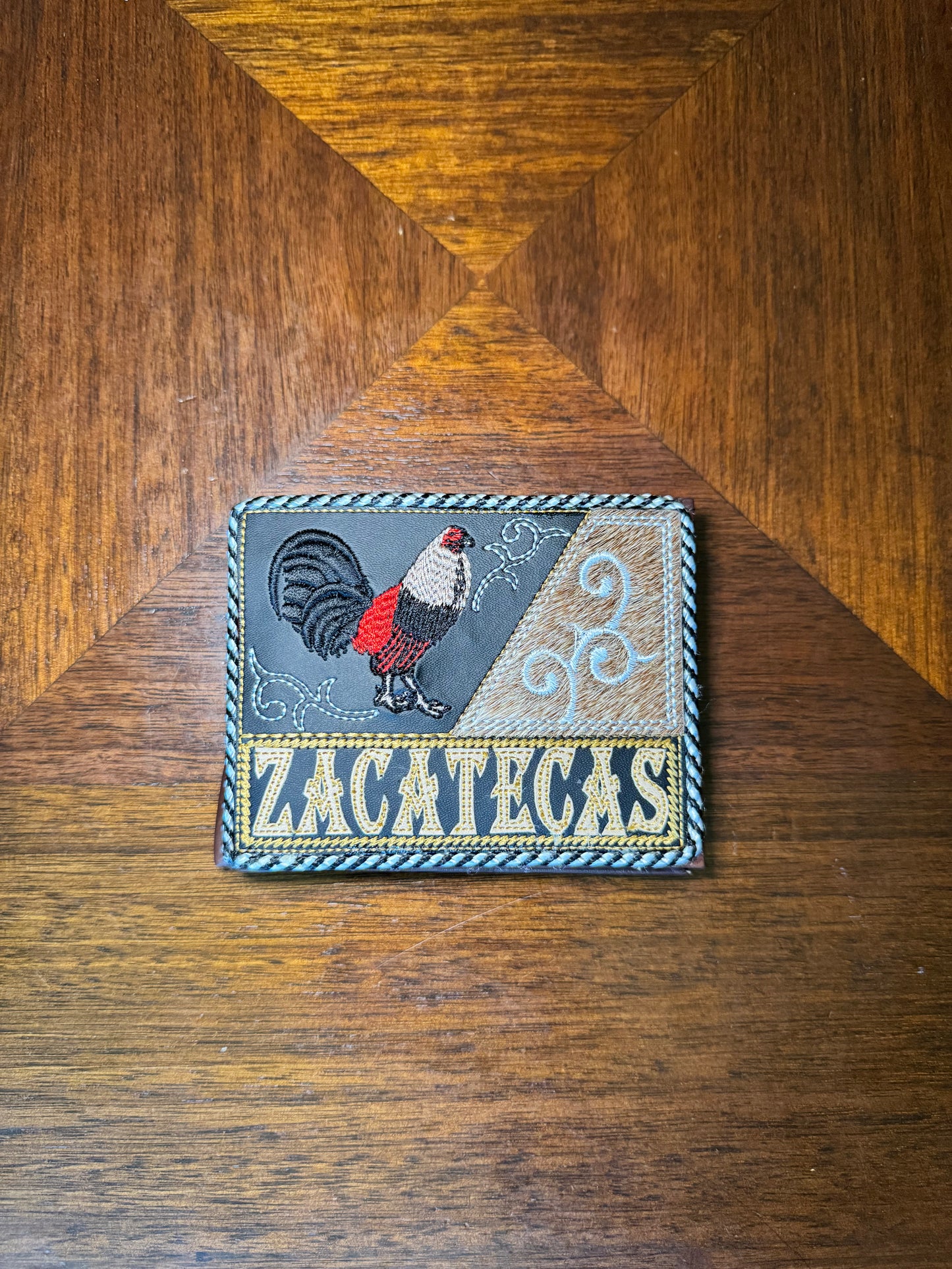 Cartera Vaquera Zacatecas | Handmade Mexican Zacatecas artisanal wallet