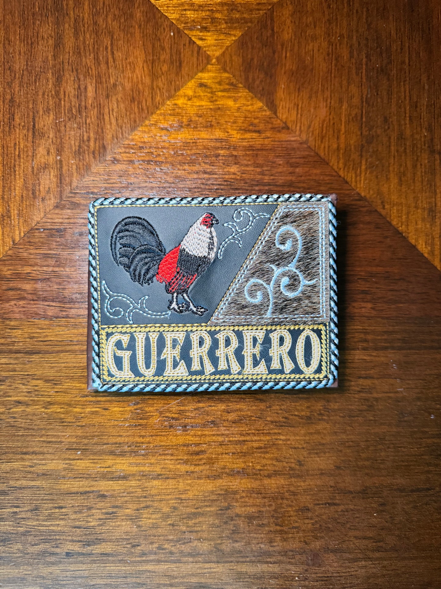 Cartera Vaquera Guerrero | Handmade Mexican Guerrero artisanal wallet