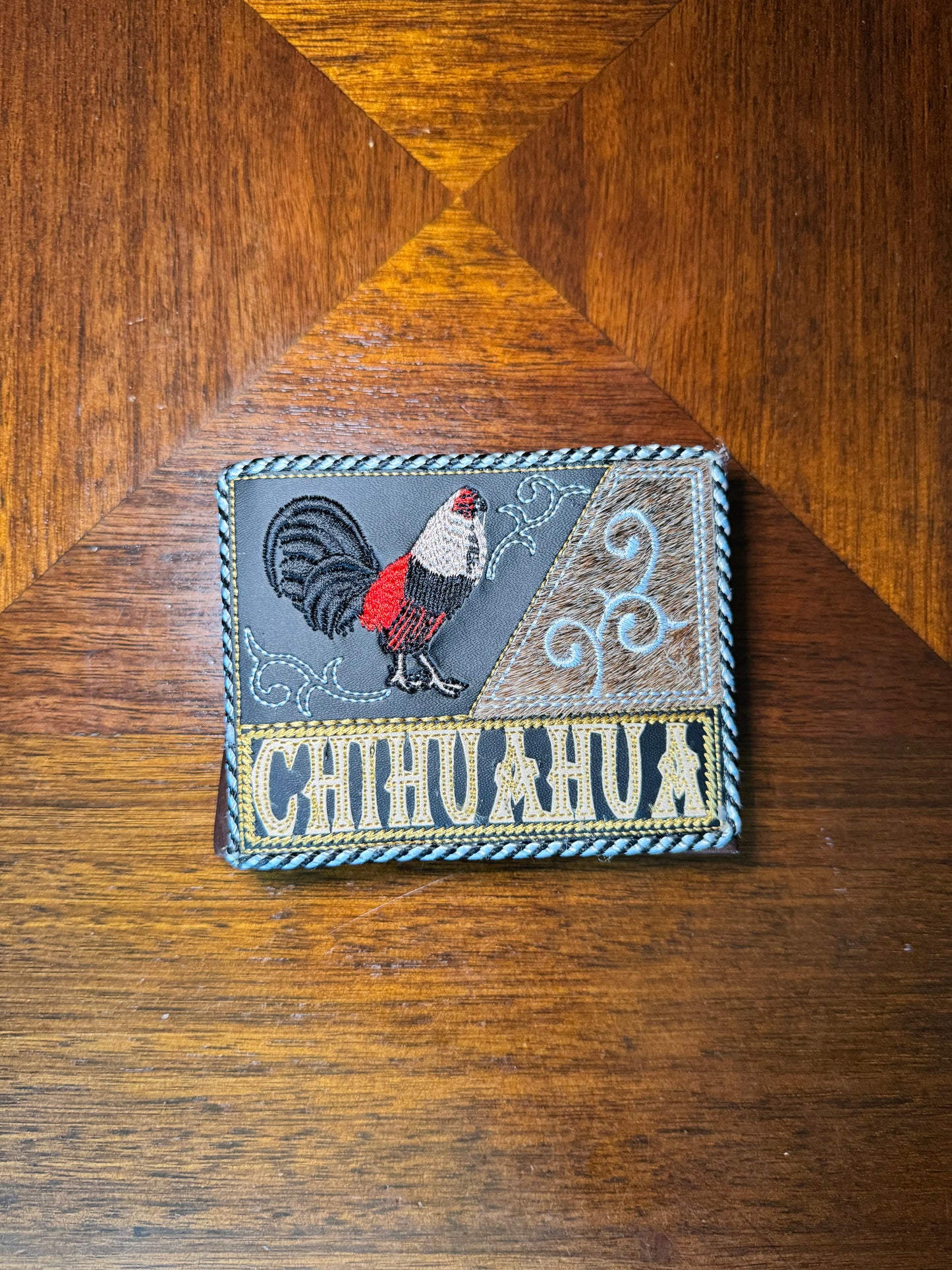 Cartera Vaquera Chihuahua | Handmade Mexican Chihuahua artisanal wallet