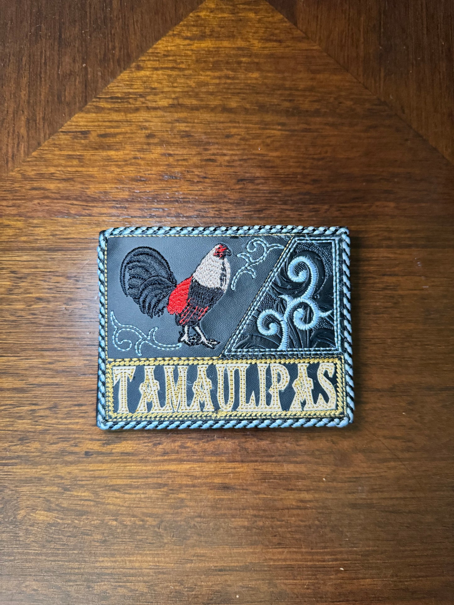 Cartera Vaquera Tamaulipas | Handmade Mexican Tamaulipas artisanal wallet