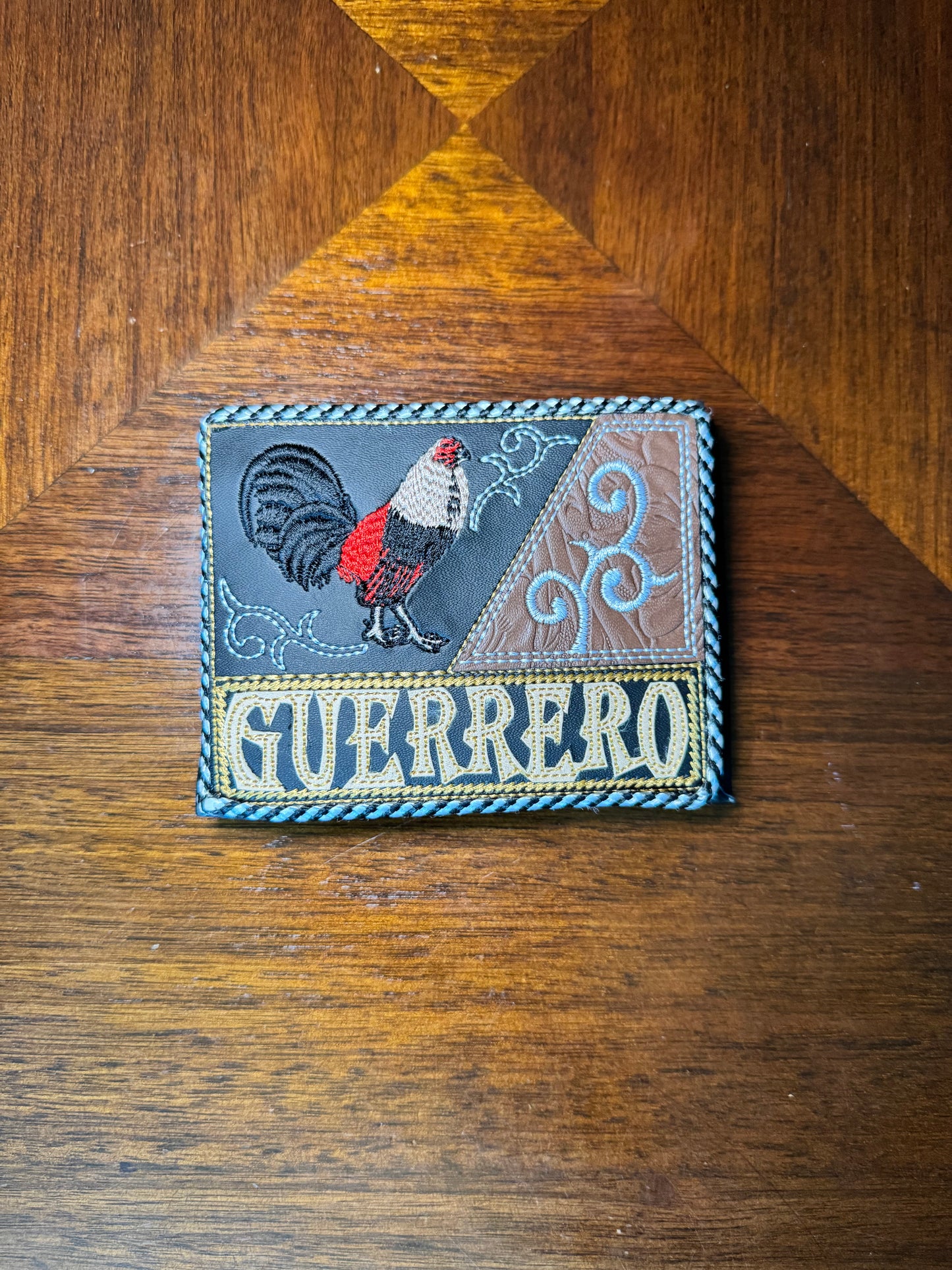 Cartera Vaquera Guerrero | Handmade Mexican Guerrero artisanal wallet