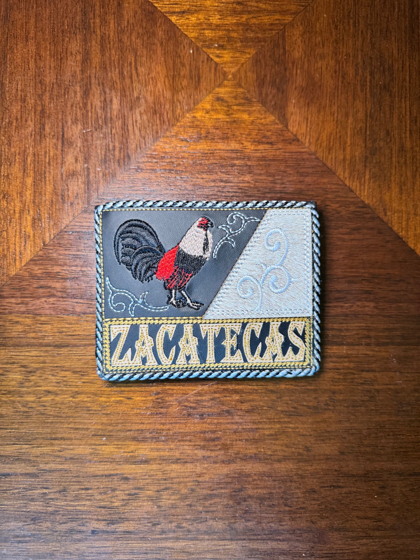 Cartera Vaquera Zacatecas | Handmade Mexican Zacatecas artisanal wallet