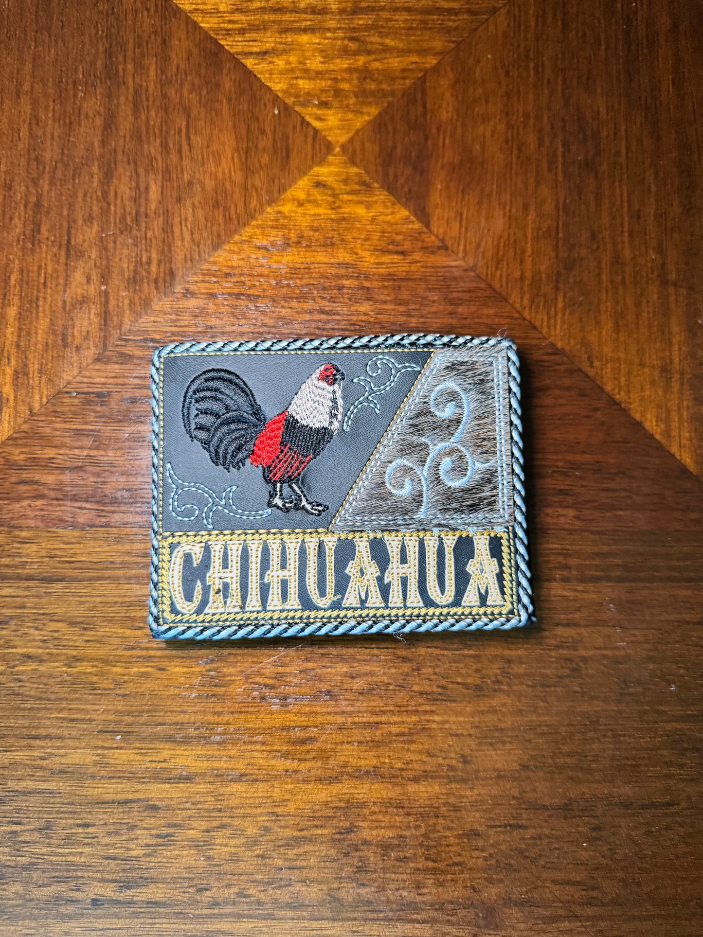 Cartera Vaquera Chihuahua | Handmade Mexican Chihuahua artisanal wallet