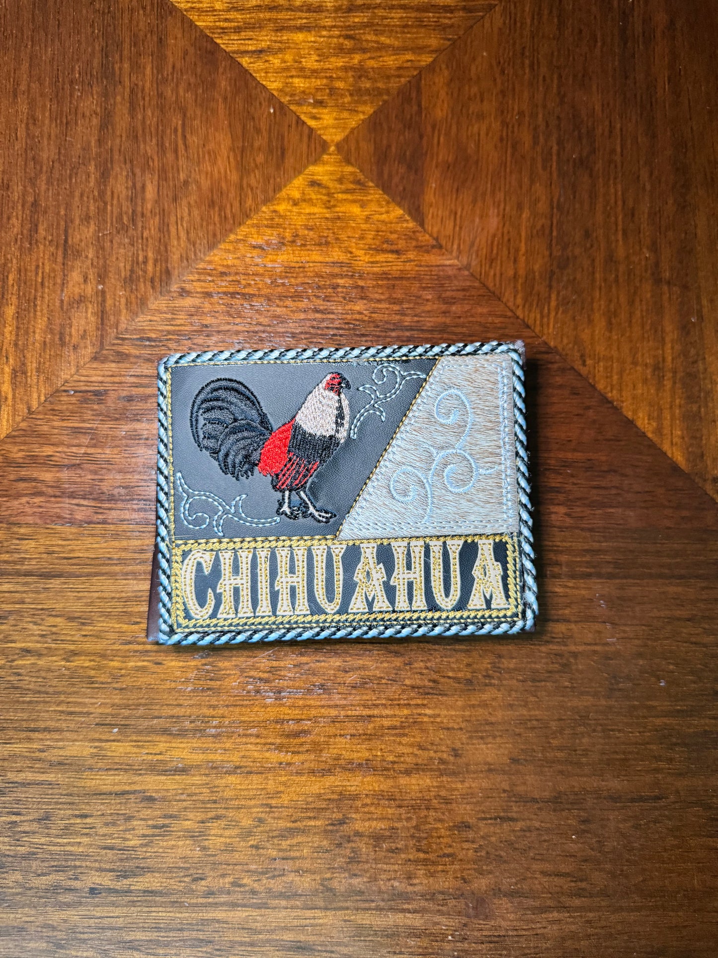 Cartera Vaquera Chihuahua | Handmade Mexican Chihuahua artisanal wallet