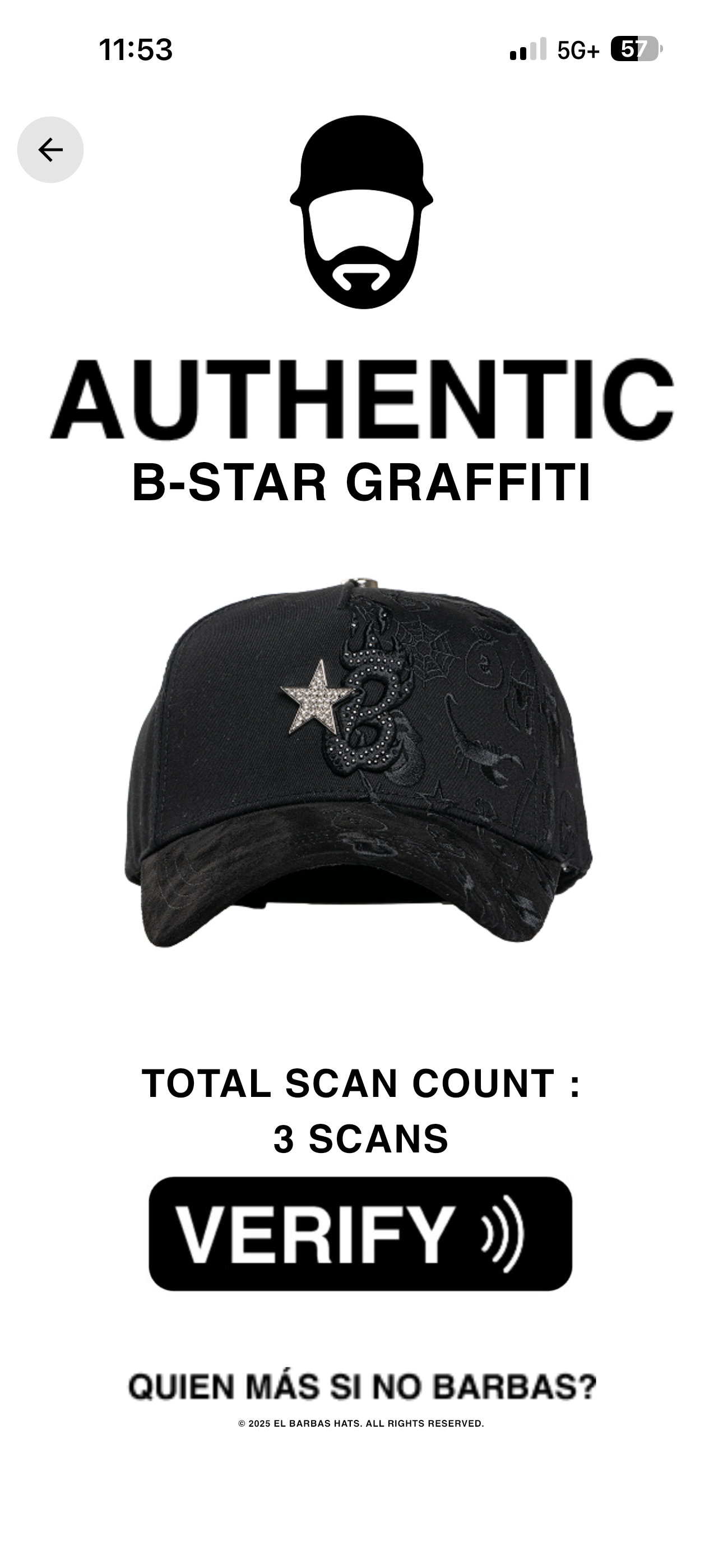 BARBAS HATS | B-STAR GRAFFITI FULL SET