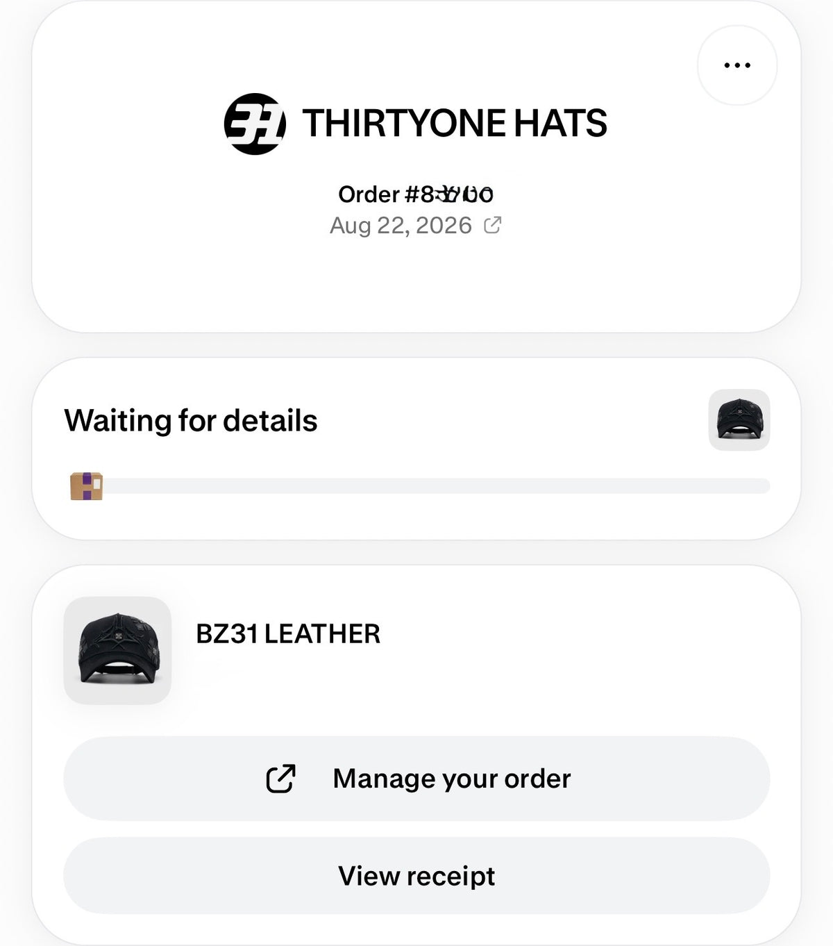 THIRTY ONE HATS | 31BZ LEATHER