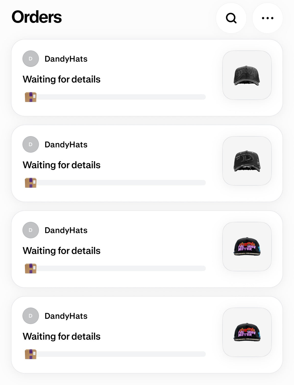 DANDY HATS | STATIC D w/ DANDY BOX