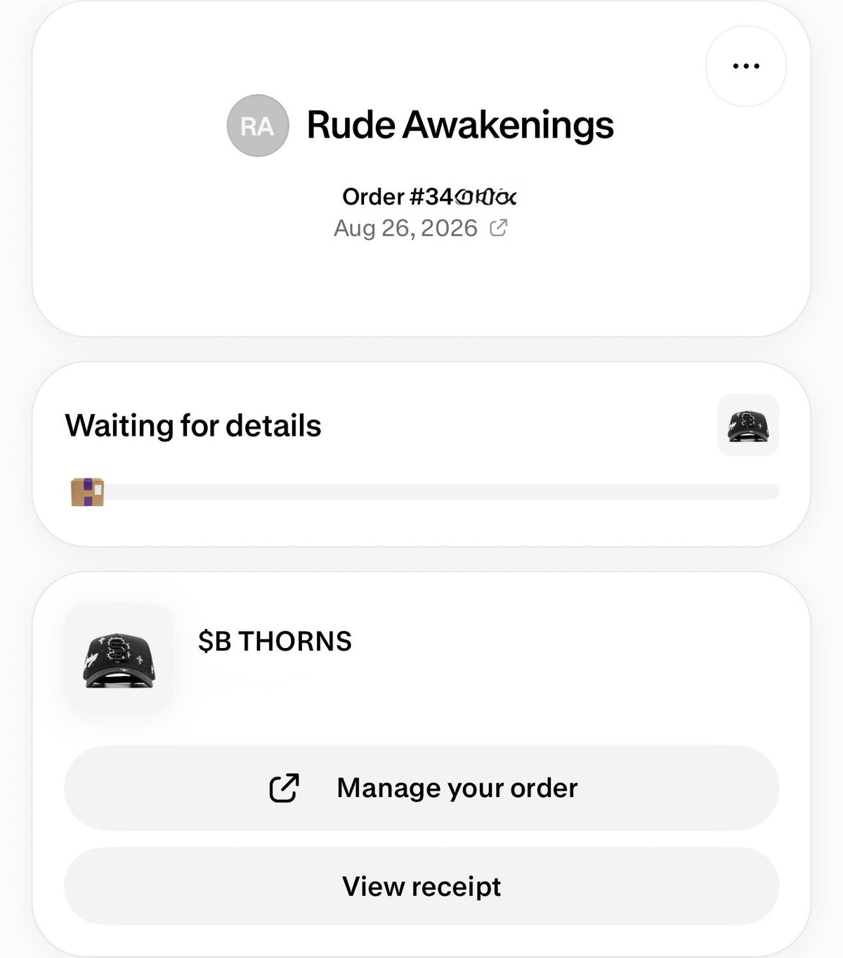 RUDE AWAKENINGS x SAD BOYZ | SAD BOYZ THORNS