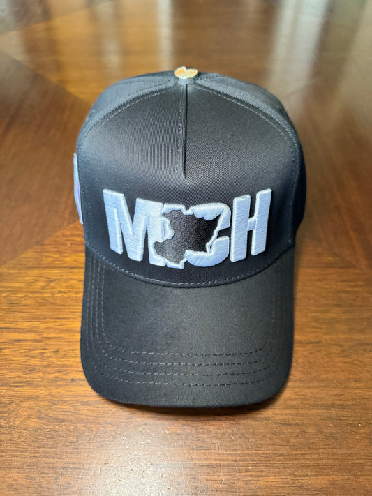 Michoacan Last Edition | Premium Black Hat with Curved Suede Brim