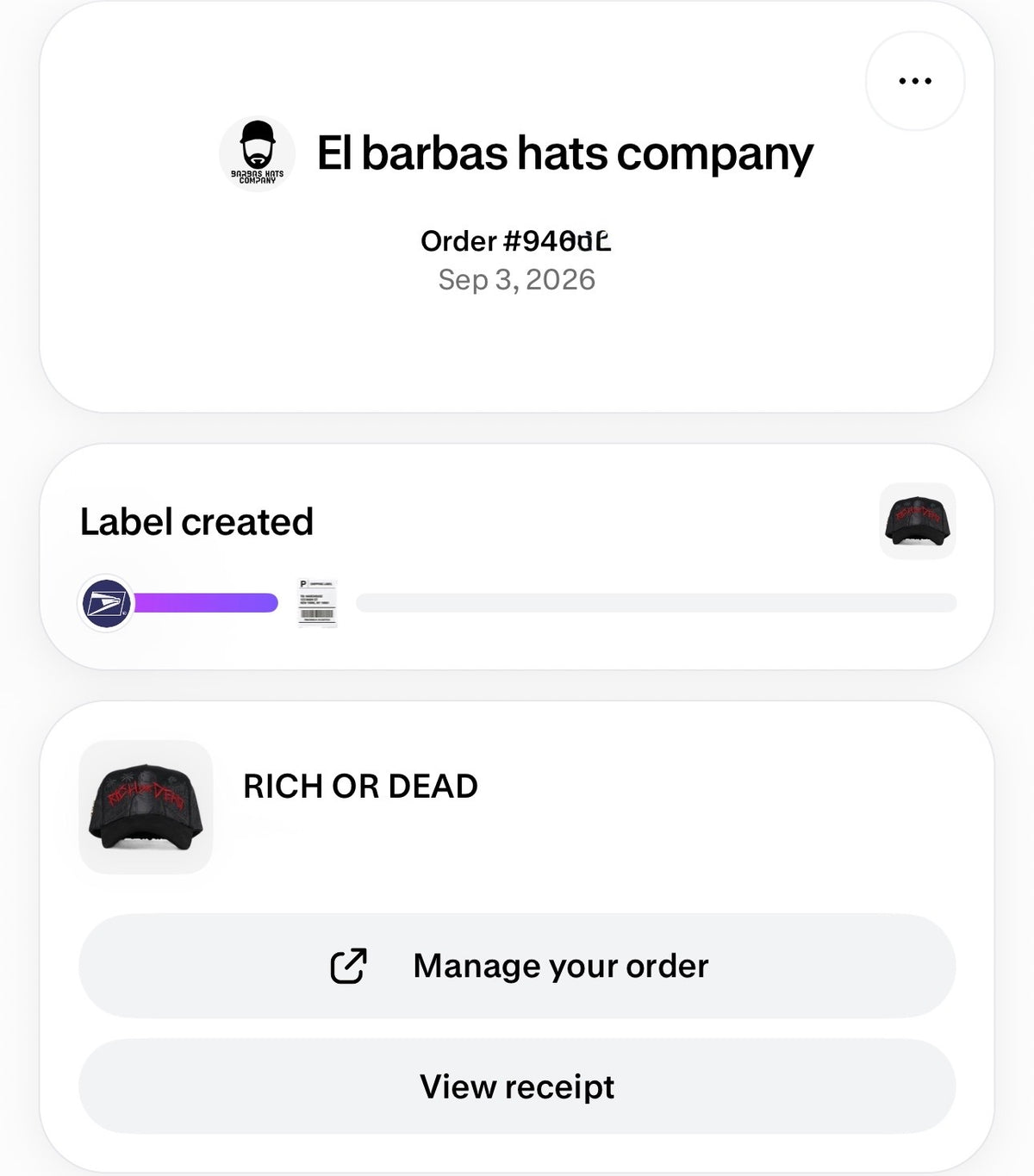 BARBAS HATS | RICH OR DEAD
