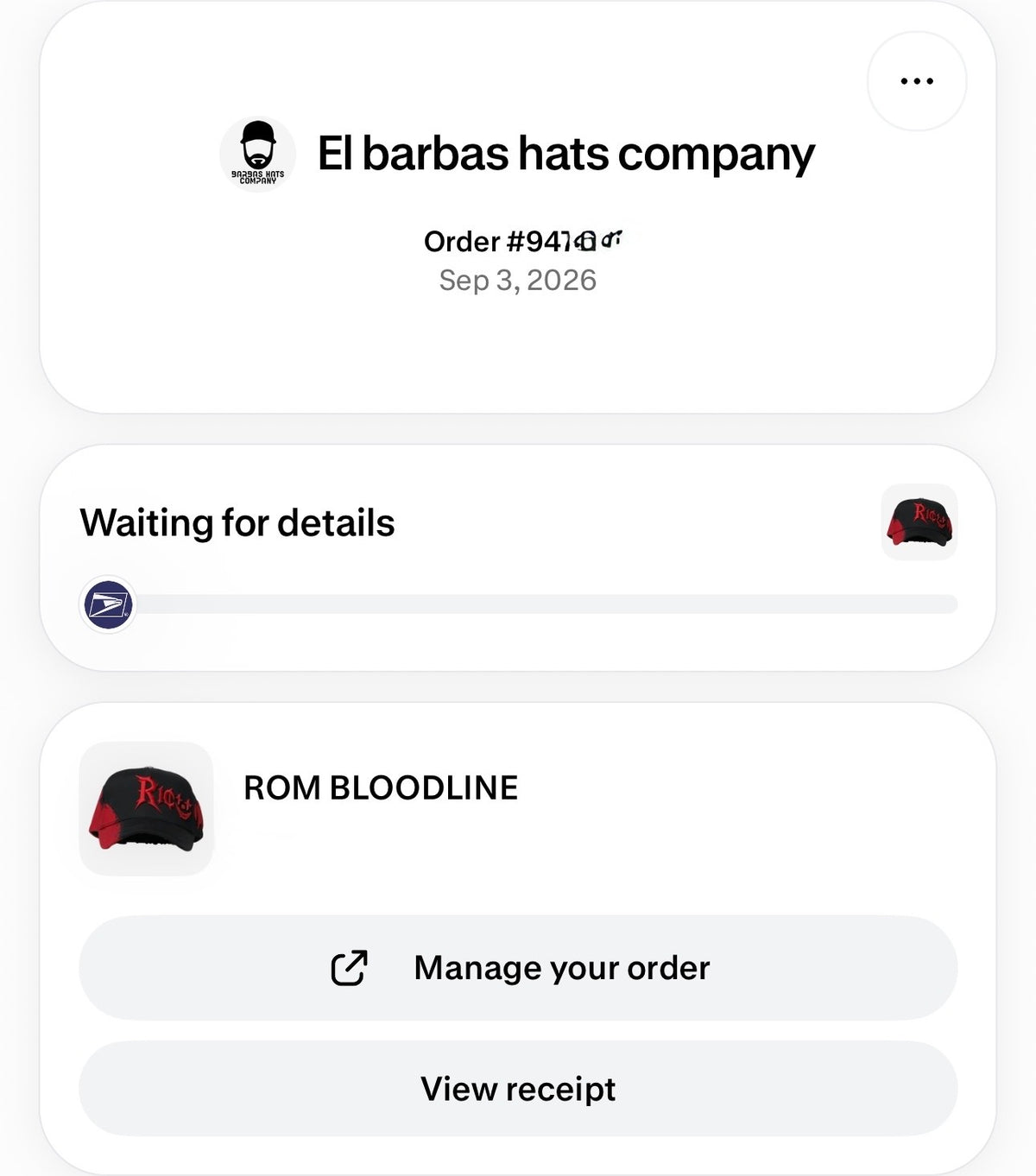 BARBAS HATS | ROM BLOODLINE