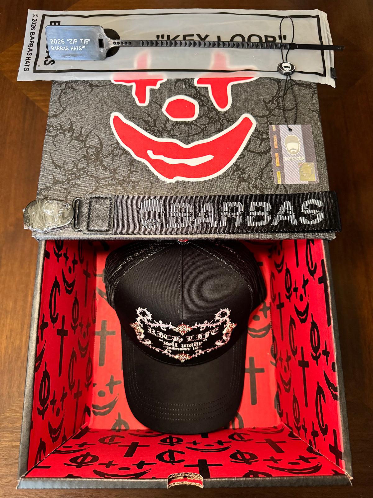 BARBAS HATS | RICH LIFE BLACK