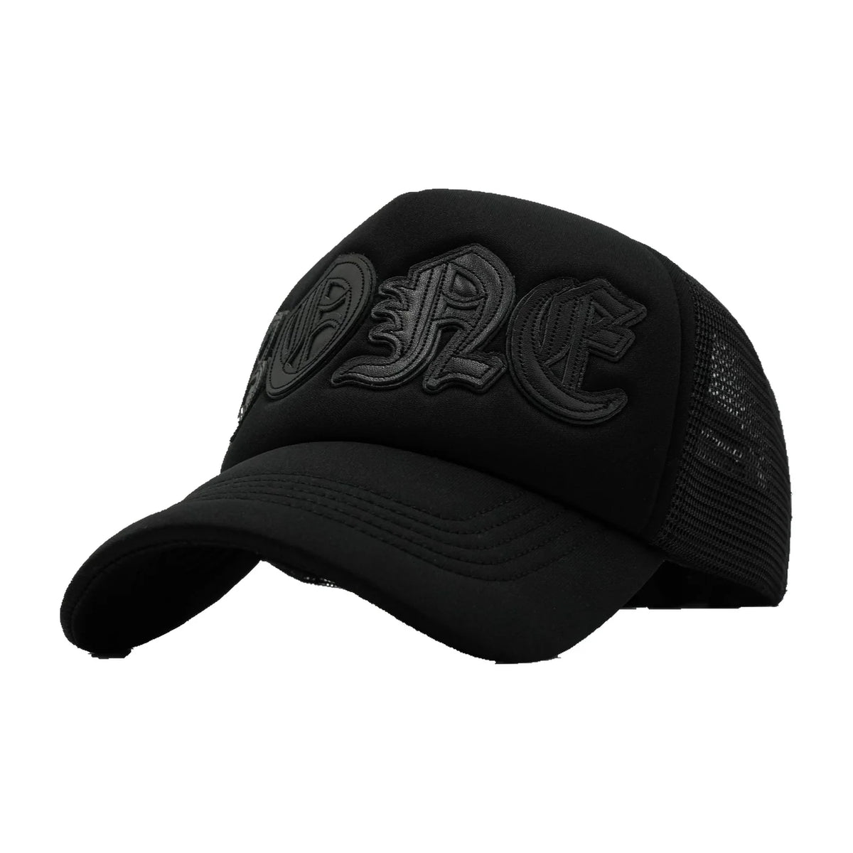 THIRTY ONE HATS | 3ONE BLACK/BLACK CURVED BRIM