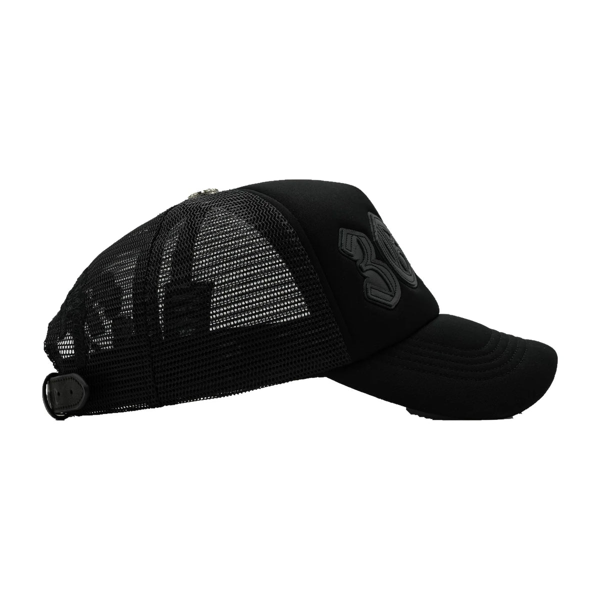 THIRTY ONE HATS | 3ONE BLACK/BLACK CURVED BRIM
