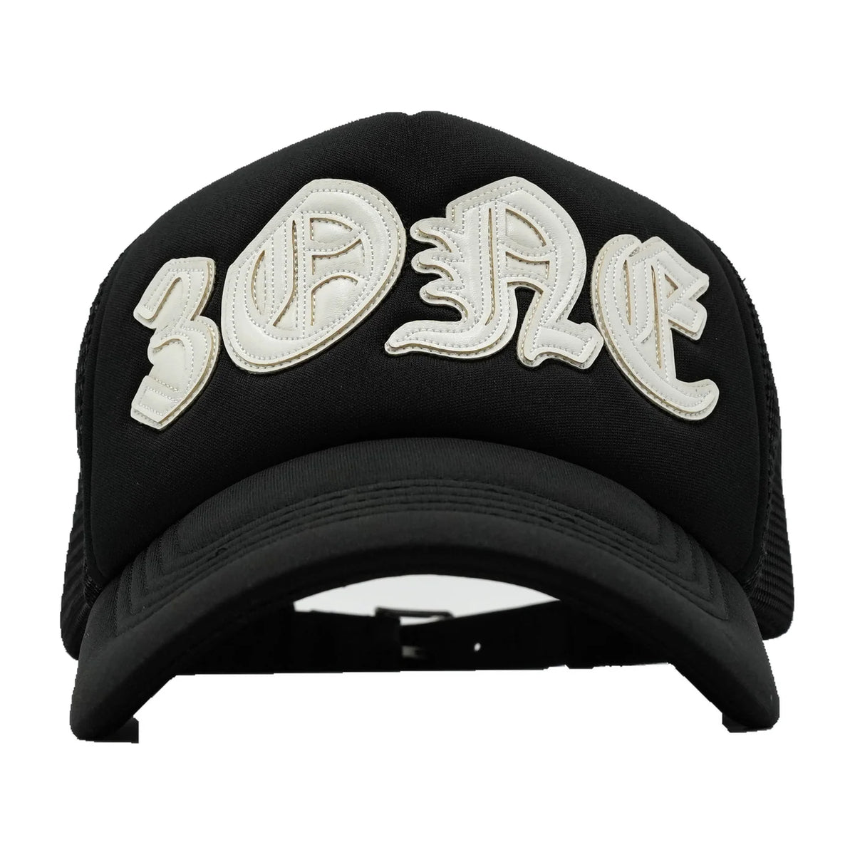 THIRTY ONE HATS | 3ONE BLACK/WHITE CURVED BRIM