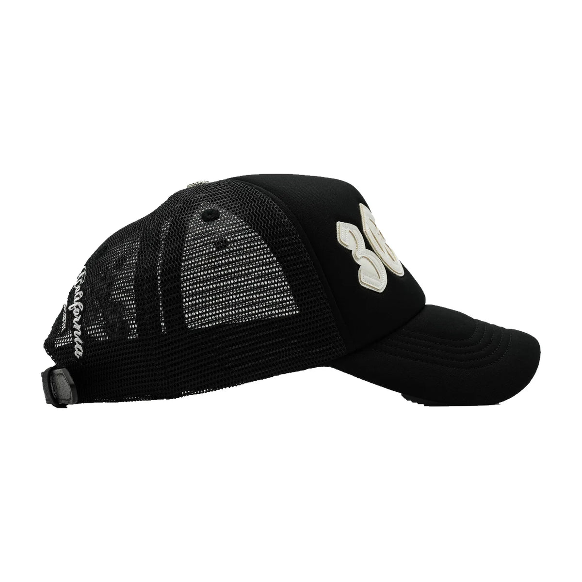 THIRTY ONE HATS | 3ONE BLACK/WHITE CURVED BRIM