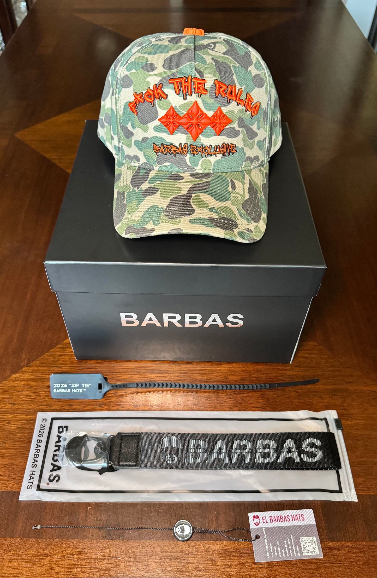 BARBAS HATS | "FTR" CAMO