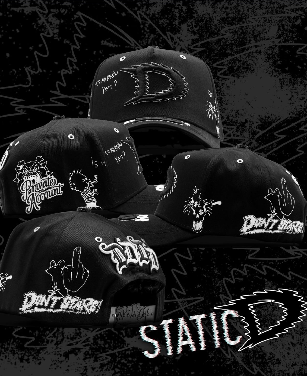 DANDY HATS | STATIC D w/ DANDY BOX