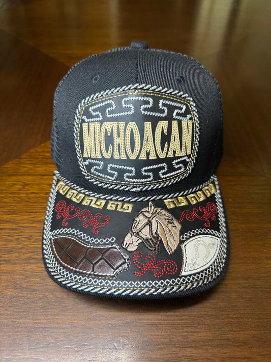 Gorra Vaquera Michoacan | Michoacan Western Trucker Cowboy Snapback Hat