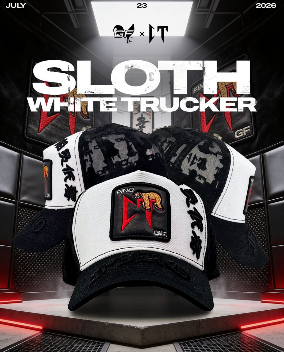 GALLO FINO | CT SLOTH WHITE TRUCKER FULL SET