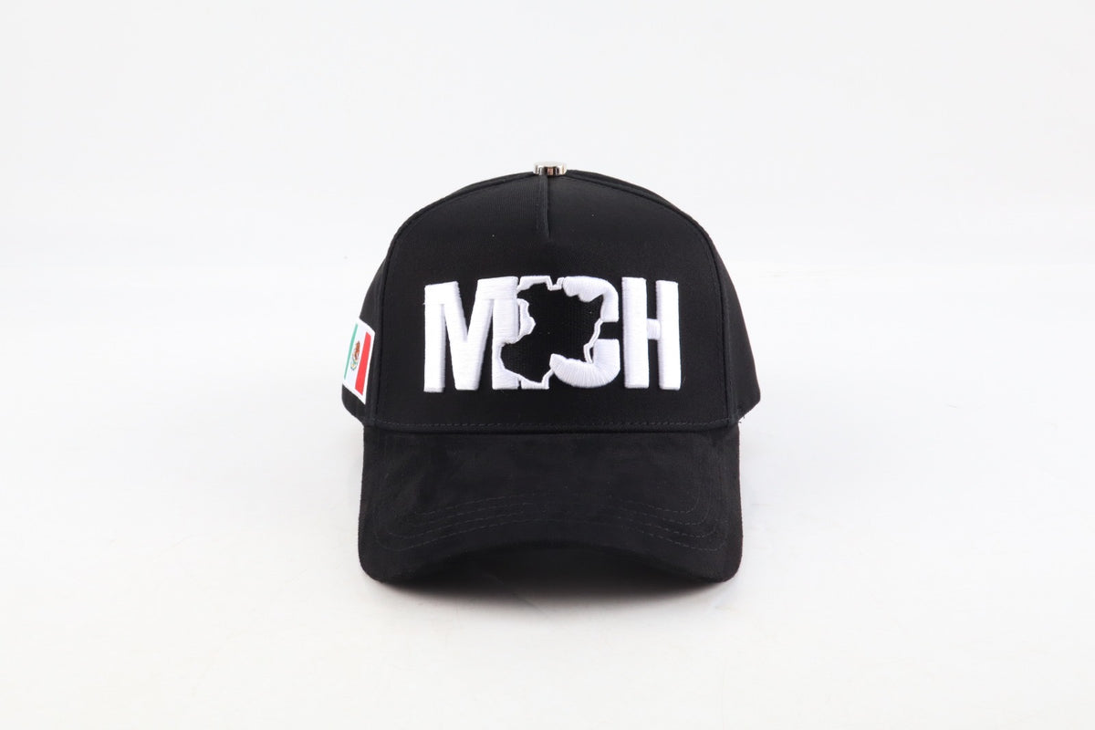 Michoacan Last Edition | Premium Black Hat with Curved Suede Brim