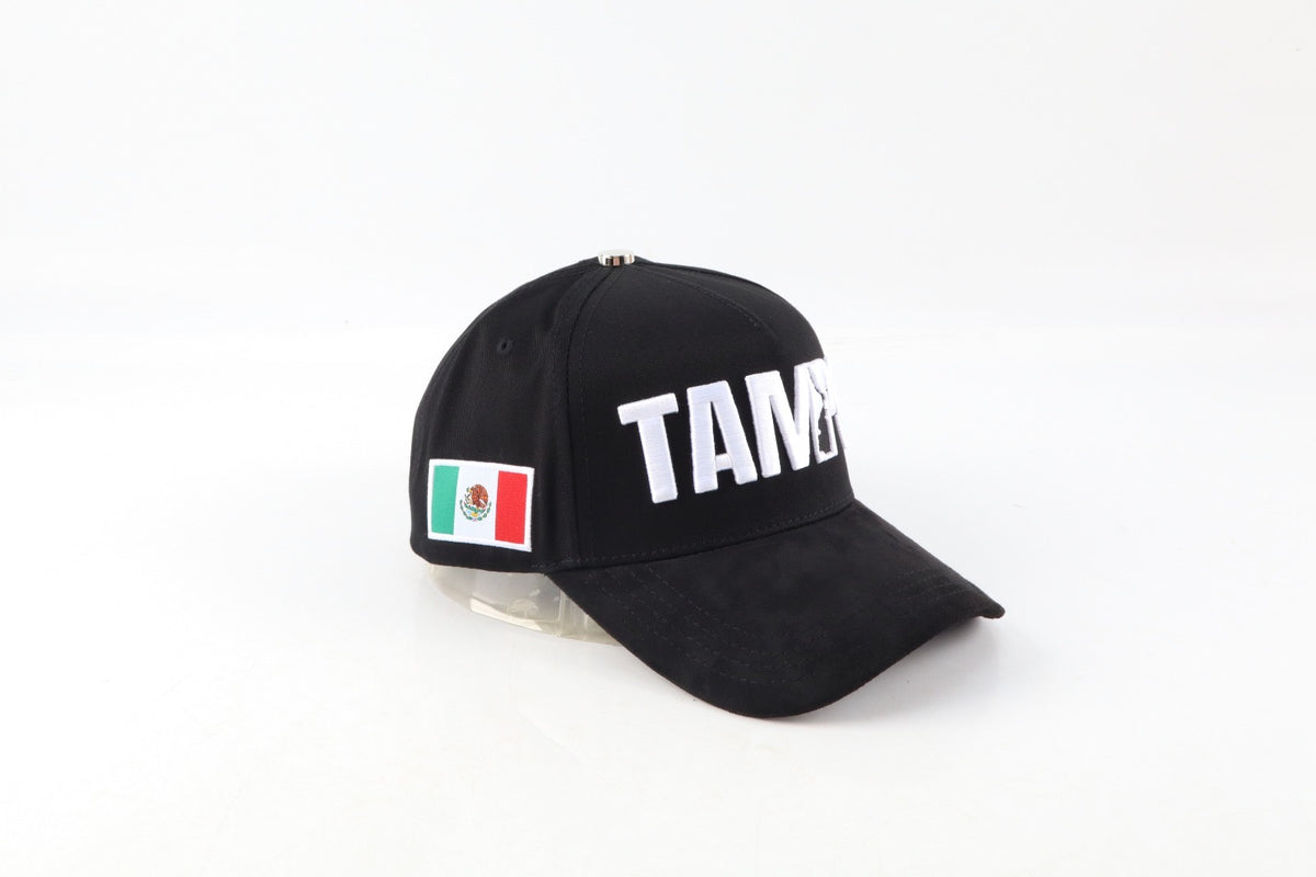 Tamaulipas Last Edition | Premium Black Hat with Curved Suede Brim